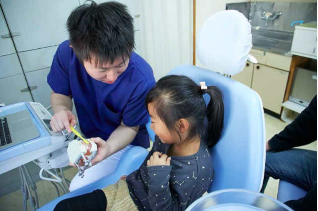 歯磨き指導写真