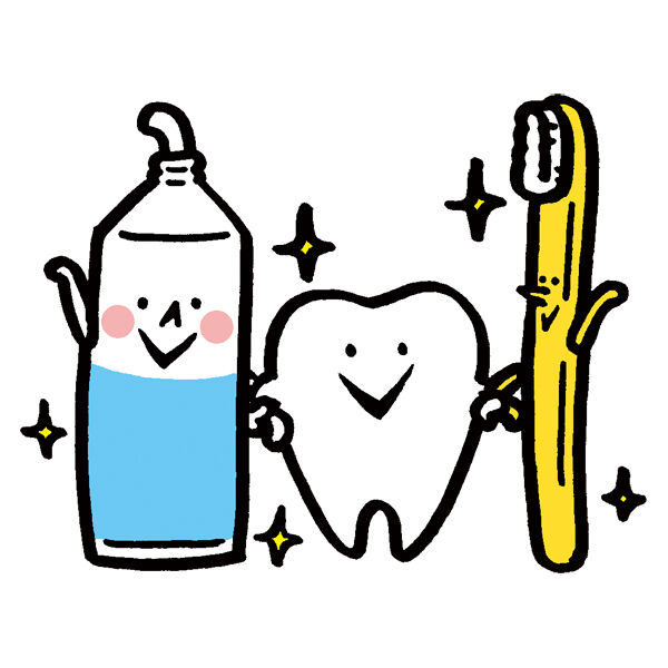 歯のキャラクターの写真